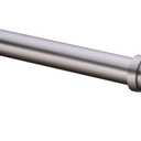 Brass Round Bottle P Trap, Basin Sink Waste Trap Drain Tube Kit Adjustable Height, Brushed Nickel Finished