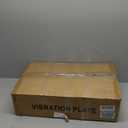 Vibration Plate Exercise Machine, Vibrating Plate Platform for Lymphatic Drainage with 200 Adjustable Speeds, Power Vibration Plate for Weight Loss & Fitness, Supports Max Weight 450 Lbs (Jet Black)