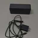 Wooden Digital Alarm Clock for Bedroom - Desk Clock with Date, Day of Week, Temperature, Dual Alarms, Dimmer, USB Port Charge, DST, Adjustable Volume for Living Room/Office Wood Decor (Black)