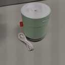 Portable Mini Humidifier, 500ml Small Cool Mist Humidifier, USB Personal Desktop Humidifiers for Baby Bedroom Travel Office Home, Auto Shut-Off, 2 Mist Modes, Super Quiet, White