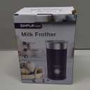 SIMPLETASTE Milk Frother, 4-in-1 Electric Milk Steamer, Automatic Warm and Cold Foam Maker and Milk Warmer for Latte, Cappuccinos, Macchiato (Blue)