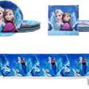 41Pack Frozen birthday Party Supplies include 20 plates, 20 napkins +1 Tablecloth for the Frozen party Decoration