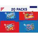 Nabisco Classic Mix Variety Pack, OREO Mini, CHIPS AHOY! Mini, Nutter Butter Bites, RITZ Bits Cheese, Christmas Stocking Stuffers, 20 Snack Packs