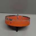 6 Inch Hole Saw with Arbor for Metal Wood and Plastic Cutting, 152mm Bi-Metal Hole Cutter for Different Project with Smooth and Flat Drilling Edge, Fast Chip Removal, Handy Hole Saw Kit Set