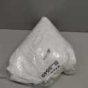 A&A Wiping Cloth - Recycled Cut White Sheeting Rags, Strong & Absorbent Cleaning Rags for All Clean-up Purposes, Reusable Cloth, Ideal for Machine Cleaning, Maintenance, Garage, 25 Pound Box