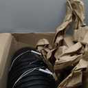 Tioncy 10 Pcs 2 Gallon Plastic Bucket with Lid Heavy Duty 2 Gallon Bucket Pail with Lid Handle for Storage Container Home Household Cleaning (Black)