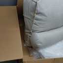 Bed Pillow for Sitting Up, Headboard Cushion Reading Pillows for Sofa Bed Office Chair, Rest Cushion Adjustable Wedge Cushion Pillow, Provides Lumbar Support (Color : Gray, Size : 45x50x22cm)