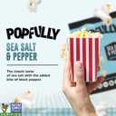 2 x POPFULLY Sea Salt & Pepper Popcorn, Sharing Bags, Savory Flavor, Big Pop, Micro Popcorn Bags - 3-Pack (EXP 12/24/26)