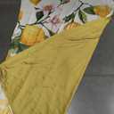 Arch Backdrop Cover 219x122cm Floral Lemon Arch Backdrop Stretch Fabric Yellow Summer Fruit Photo Background Arch Covers for Wedding Party Birthday Ceremony Banquet Decorations Balloon Arches