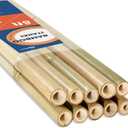 8FT Bamboo Stakes Plant Stakes 1 Inch Thick Diameter Garden Stakes Heavy Duty for Plant Support Outdoor Climbing Plants Support Gardening Stakes 10 Pack