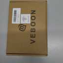 VEBOON Men's Short Sleeve Button Down Shirts Cotton Lightweight Stretch Moisture Wicking Dress Shirt with Pocket (M)