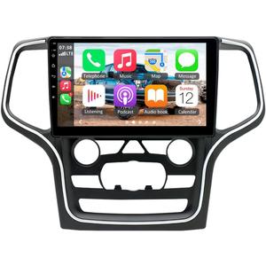 Double Din Car Stereo for Jeep Grand Cherokee 2014-2022 10 Inch Touch Screen Android 12 Car Audio Multimedia Receiver with CarPlay Android Auto GPS Radio Navigation Bluetooth Camera(2+32G)