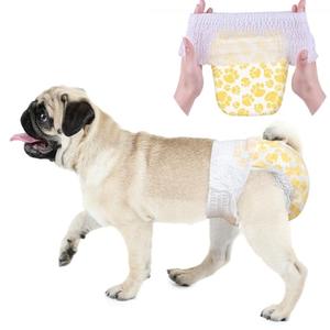 Dono Dog Diapers Female-28Pcs, Disposable Pulled Up Diapers for Female Dog with Stretchy Waist in Heat Period, 360° Leak-Proof Super Absorbent Doggie Puppy Diaper
