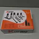 KOFANI Steel Garage Storage Hooks - 16 Pack Anti-Slip Coating, Heavy Duty Wall Mount Hooks for Hanging Bike, Ladder, Garden Tools