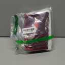 20 Inches Initial Monogram Christmas Stocking Personalized,Deluxe Black Velvet Body with Super Soft Plush Cuff Embroidered Letter,Holiday Season Decor (Wine Red, Letter R)