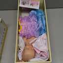 BABESIDE Full Body Silicone Reborn Baby Dolls - 16 Inch (Weight 4 lb) Weighted Full Silicone Realistic-Newborn Baby Doll (The Tongue can be Removed) with Complete Accessories & Gift Box (Blue-sherry)