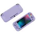eXtremeRate PlayVital Light Violet Protective Grip Case for Nintendo Switch Lite, Hard Cover Protector for Nintendo Switch Lite - Screen Protector & Thumb Grips & Buttons Caps Stickers Included
