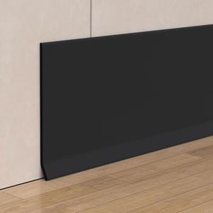Peel and Stick Molding Baseboard Trim, 4 Inch Flexible Baseboard Molding Trim, Self-Adhesive Vinyl Wall Base Molding Trim (20Ft, Black) Peel and Stick Molding Baseboard Trim, 4 Inch Flexible Baseboard Molding Trim, Self-Adhesive Vinyl Wall Base Molding Trim (20Ft, Black)