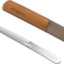 MR.GREEN Curved Nail File – Double-Sided Metal Nail File for Men & Women with Protective Travel Case, Ergonomic Anti-Slip Handle, Washable & Reusable, for Fingernails & Toenails