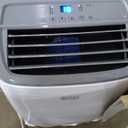 BLACK+DECKER Portable Air Conditioner, 8,000 BTU (3,950 BTU SACC) for Rooms up to 400 Sq. Ft., Portable AC with Follow Me Remote Control and Window Kit, BPACT08WT, White