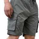 Southpole Men's Quick Dry Water Resistant Cargo Shorts, Inseam 9", Slim Fit, Lightweight, XL