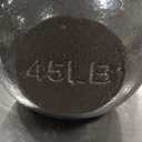 Amazon Basics Cast Iron Kettlebell, 45 Pounds, Black