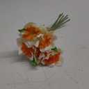 6 Pcs Artificial Daffodils Flowers Silk Daffodils Spring Artificial Flowers Yellow Narcissus Flowers Fake Silk Flower Arrangement for Home Wedding Decor Indoor Outdoor (Orange)