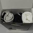 Nike Men's Essential Cotton Stretch W/Fly Boxer Brief Underwear (3-Pack) (Black / Grey/ White) XL