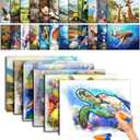 25 Pack Dementia Products for Elderly Reusable Water Doodle Coloring Set for Seniors Dementia Activities Animals Water Painting Toys for Alzheimer's Painting Gifts for Nursing Home Patients