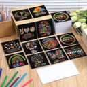 48 Pcs Hispanic Heritage Month Notepads Bulk National Latin American Memo Pads National Heritage Month Mini Notepad Small Paper Pocket Notebook for Gift Party Favor Spanish Office Supply