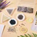 2 x KISSITTY 120 Grams 4mm Glass Seed Beads Crystal Round Colorful Small Spacer Beads for DIY Necklaces Bracelets Earrings Brooches Keychain Jewelry Making Crafting