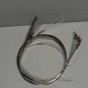 XINGO 60 inch Black Metal Long Zip Ties Heavy Duty 20 Pack, 304 Stainless Steel Zip Ties, 408 lbs Tensile Strength, Multi-Purpose Self-Locking Cable Ties for Exhaust Wrap, Outdoor and Canopy Etc