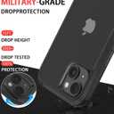 2 x Diverbox for iPhone 15 Case - [Shockproof] [Dropproof] [with Screen Protector ] Heavy Duty Protection Phone Case Cover for Apple iPhone 15 6.1 inch (High Gloss Black)