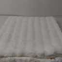 BENVWE Faux Fur Throw Blanket for Couch - Cozy Fuzzy Soft Plush Fluffy Thick Luxury Minky Bubble Blanket for Living Room Home Decor- Mothers Day Birthday Gifts for Women, Beige, 51" x 63"