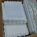 Pack of 10 NWK Cake Stand Set with 3 x Two-Tier and 3 x Three-Tier Cupcake Stands, 4 x Appetizer Trays, for Birthday Baby Bridal Shower Party (White)