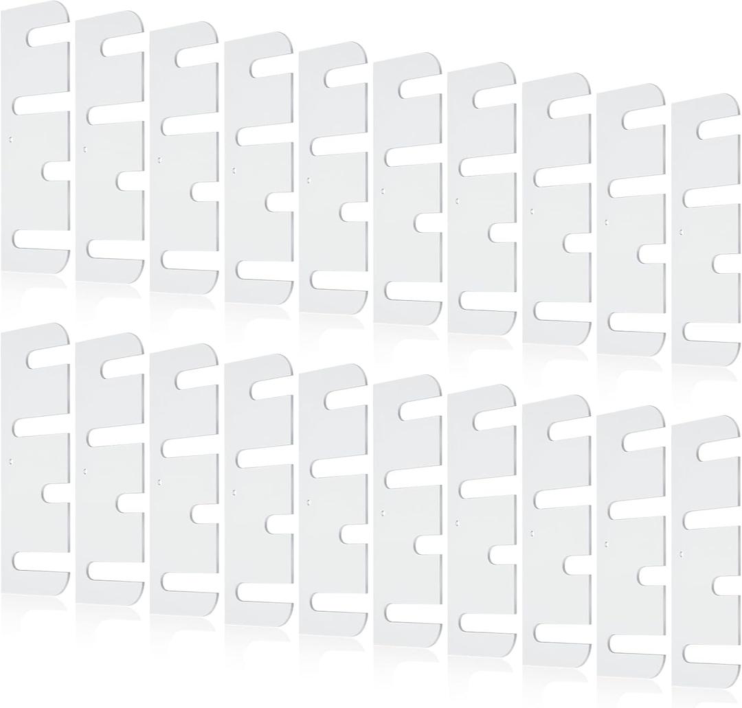 20 Pcs Hardware Door Hinge Shims Stainless Steel Metal Coated Finish Door Hinge Shim for Repair Kit (4 Inch)