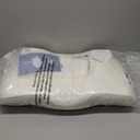 Osteo Cervical Pillow for Neck Pain Relief, Hollow Design Odorless Memory Foam Pillows with Cooling Case, Adjustable Orthopedic Bed Pillow for Sleeping, Support for Side Back Sleepers (Standard High(24.5*16.5*5.2/4.1 inches), White)