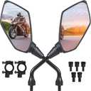 Motorcycle Mirrors, OFIG ATV Mirrors with 7/8" Handlebar Mount Compatible with Motorcycle Scooter Moped ATV Snowmobile Polaris Sportsman Dirt Bike Cruiser Chopper