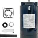 UST1152 Swimming Pool Pump Motor Kit 1.5HP, 115/ 230V Round Flange Pool Pump Motor Replacement for Hayward/ Super Pump/ Super II/ Northstar and Jacuzzi Magnum Pumps