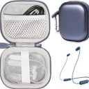 CaseSack Case for Sony WI-XB400, C300, C200, C100 Wireless in-Ear Bluetooth Headphones, Blue