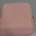 Relavel Travel Makeup Train Case Cosmetic Case Organizer Portable Artist Storage Bag with Adjustable Dividers for Cosmetics Makeup Brushes Toiletry Jewelry Digital Accessories (Pink)