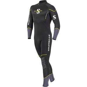 SCUBAPRO Men's Sport Steamer Wetsuit with 3mm Thickness, X-Large, Black/ Yellow
