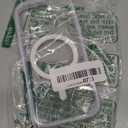 ORNARTO Air Case for iPhone 16 Pro Clear, Compatible with MagSafe, Military-Grade Drop Protection Cover with Built-in Air, White