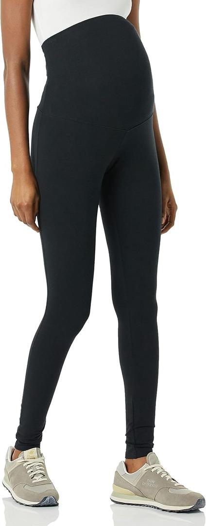 Amazon Essentials womens Comfortable Maternity Leggings (Black)
