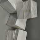 1000 PCS Napkins 2 Ply 4.9" X 4.9" Plain White Beverage Napkins Disposable Four Folded Cocktails Paper Napkins Folded