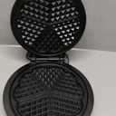 Mueller Heart 5 Waffle Maker, Norwegian Waffle Iron, Adjustable Browning Control & Nonstick, Cool Touch Handle, Easy to Clean, Small Kitchen Appliances