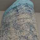 Twin Size Comforter Set with Pillowcase, Painting Contemporary Teal Turquoise Grey Soft 2 Pcs Bedding for Kids and Adults Bedroom Bed Decor (Multi 1)