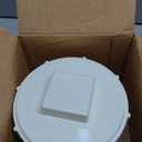 6 Inch PVC Sewer Cleanout Adapter with Plug Pipe Fitting, DWV Flush Sewer Cleanout Cap Drainage Sewer Cleanout Cap for Garden Outdoor Drainage Piping System