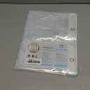 EHZNZIE Crystal Clear Shower Curtain Liner 72x72, PEVA Waterproof Bath Curtain, No Chemical Smell, 3 Weighted Magnets, Durable with Rustproof Metal Grommets