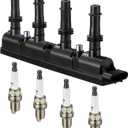 BDFHYK Ignition Coil Pack UF669 and Iridium Spark Plug XP3922 Compatible with Chevy Cruze 2011-2015 Chevrolet Trax Buick Encore 2013-2021 Chevy Sonic 2012-2020 Chevy Oem Coil Pack 1.4L l4 Set of 5